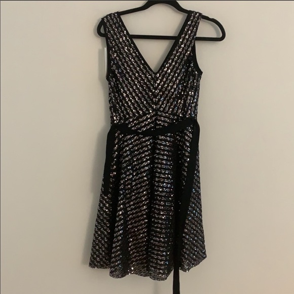 NWT Sandro sequin A line dress - Picture 9 of 9
